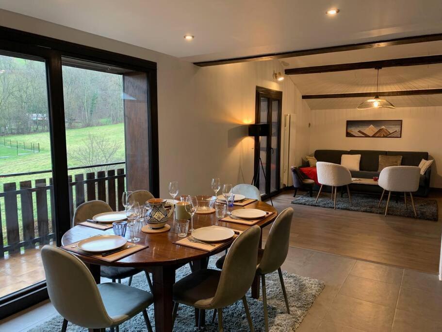 Duplex 3 Chambres Vue Mont-Blanc Domancy 外观 照片