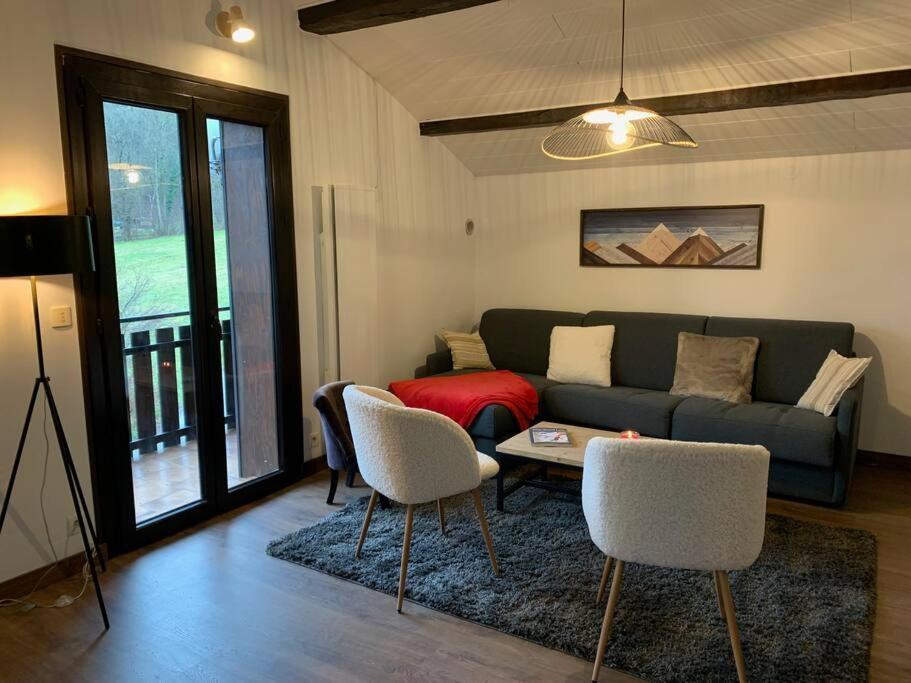 Duplex 3 Chambres Vue Mont-Blanc Domancy 外观 照片