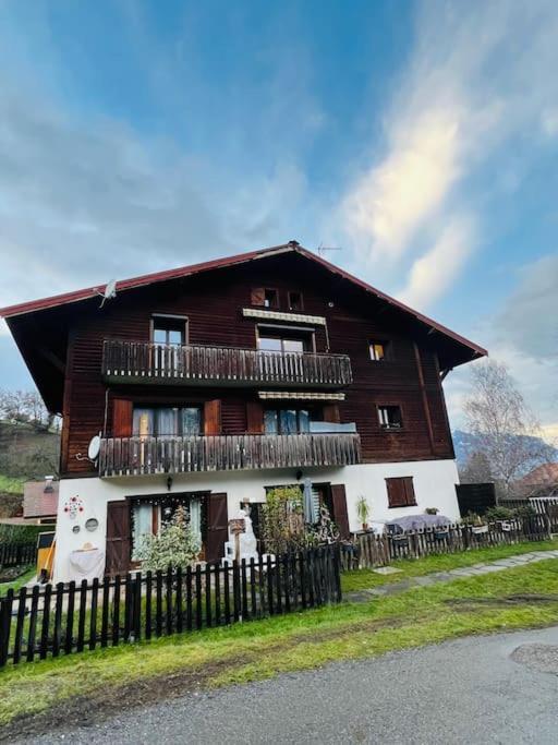 Duplex 3 Chambres Vue Mont-Blanc Domancy 外观 照片